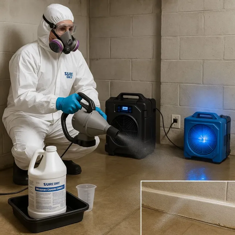 Sanitization and Odor Removal process in Burns, TN