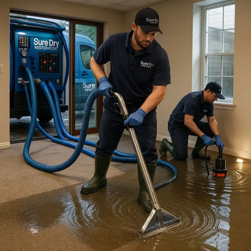 Water Extraction and Removal process in Burns, TN